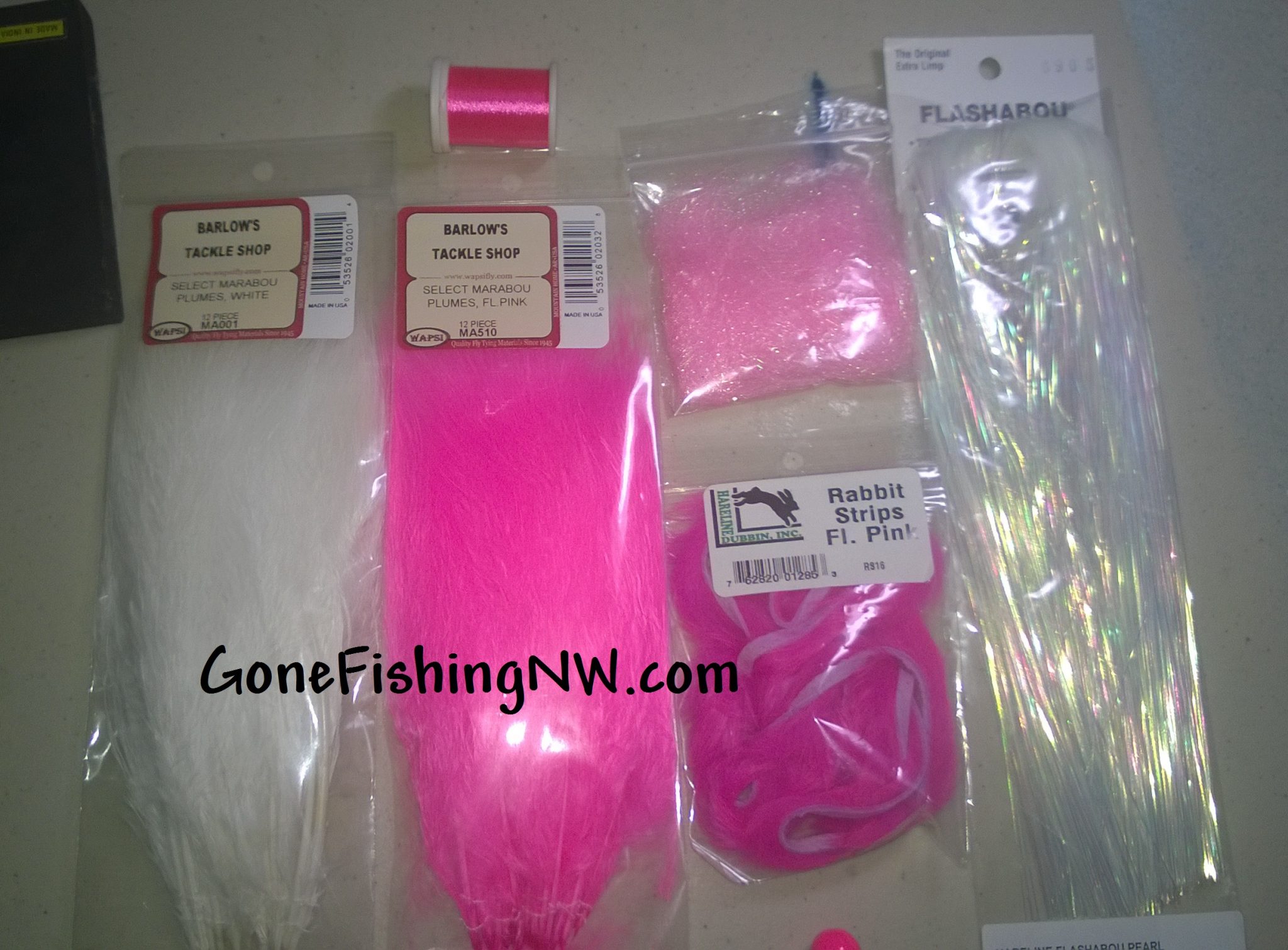 Alternative Pink Salmon Jig Tying Materials Gone Fishing Northwest