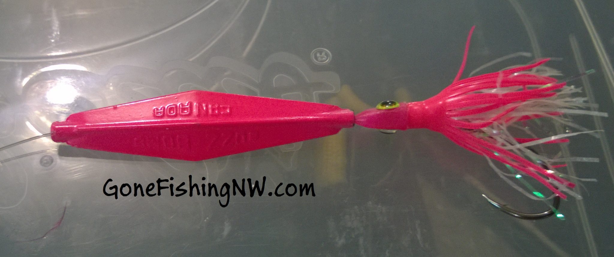 Pink Salmon Hoochie Buzz Bomb Gone Fishing Northwest