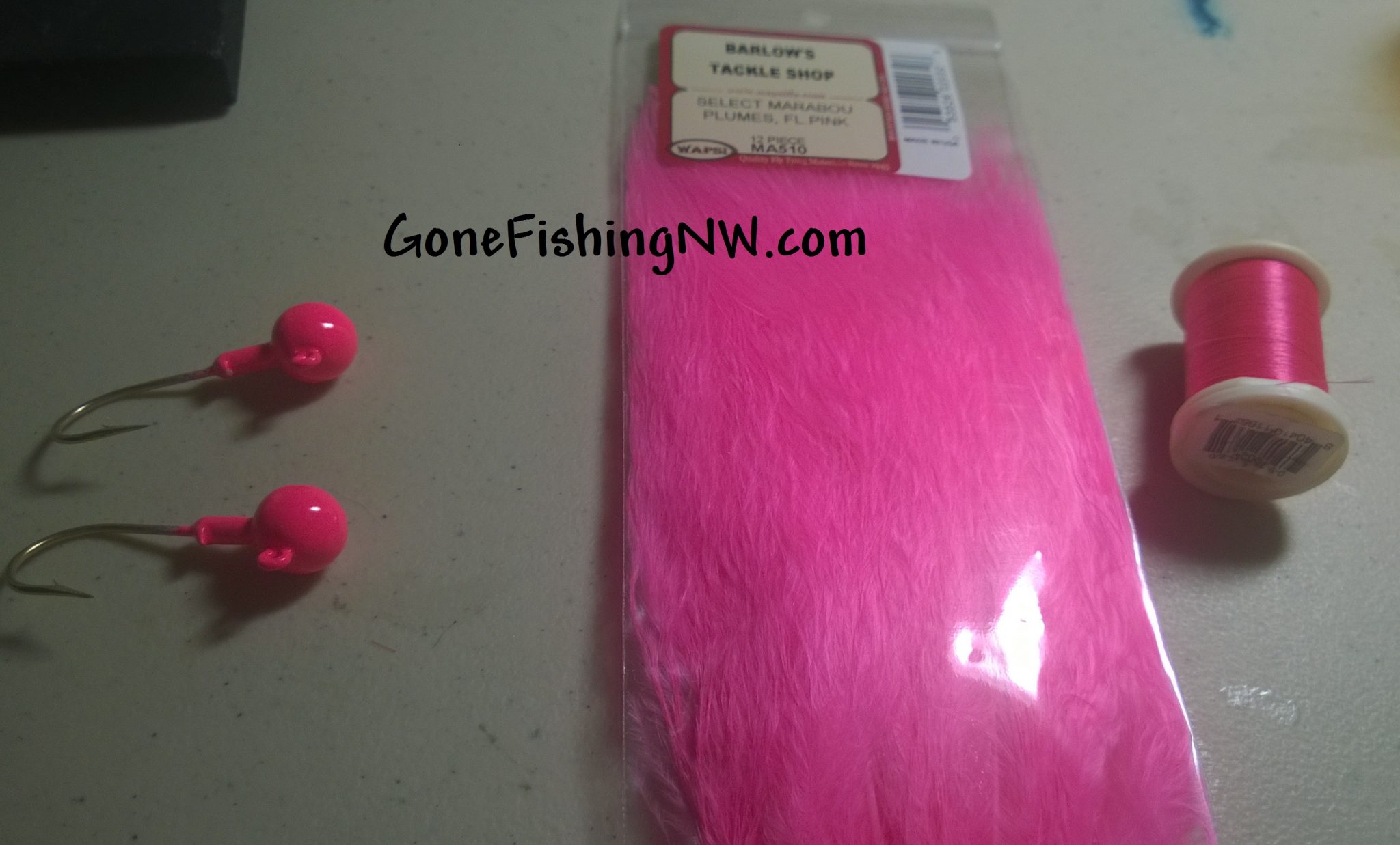 Pink Salmon Jig Tying Materials – Gone Fishing Northwest
