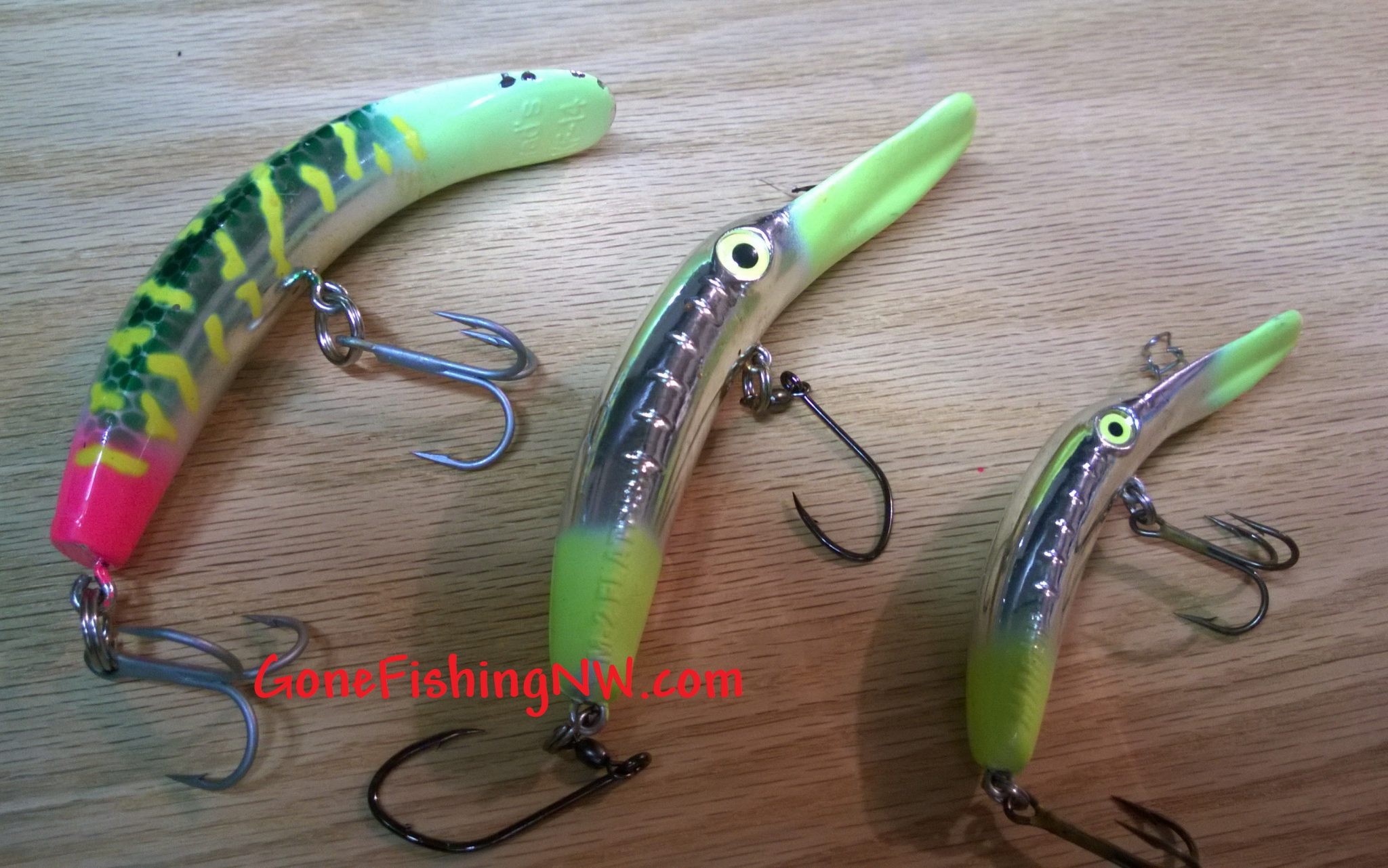 Different Coho Plug Sizes Gone Fishing Northwest