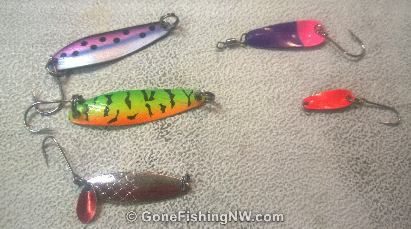 Trout Spoons – Gone Fishing Northwest