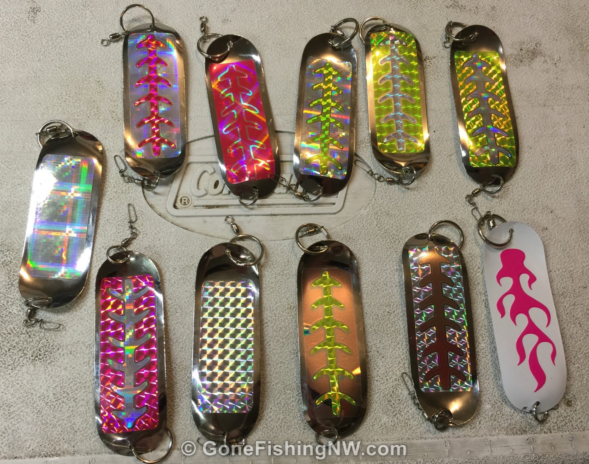 Many Custom Sticker Dodgers Gone Fishing Northwest