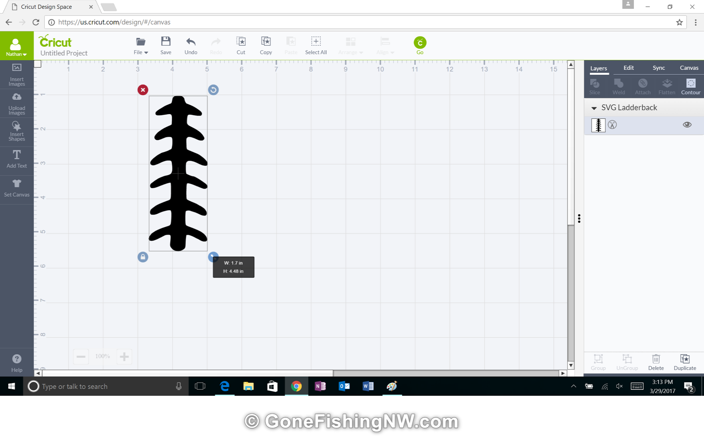 Download Resize Ladderback SVG - Gone Fishing Northwest