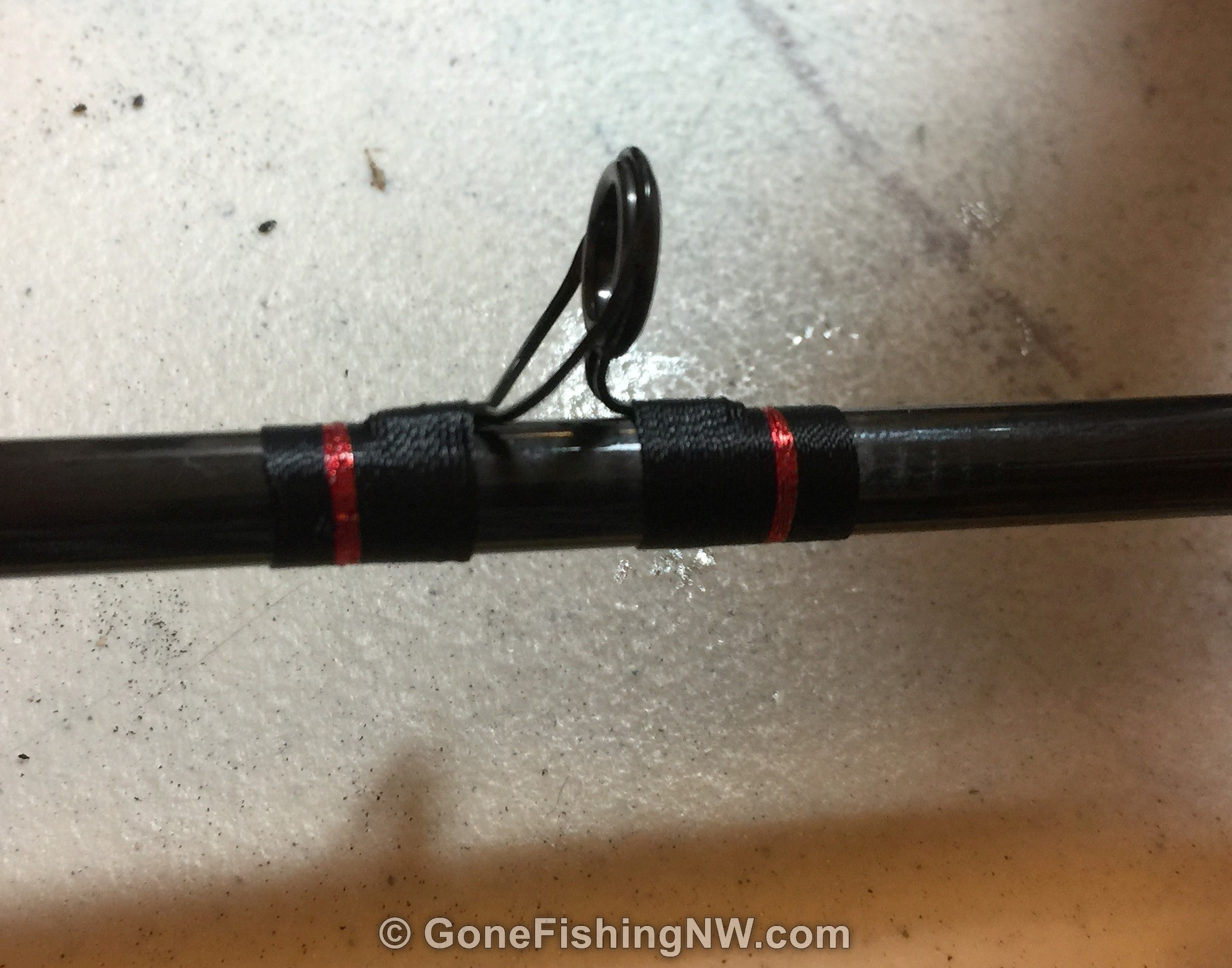 Wrapped Rod Guide Gone Fishing Northwest